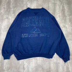 Vintage Galt Sand Bachrach Athletic Club Sweatshirt Mens XL Blue Pullover Crew